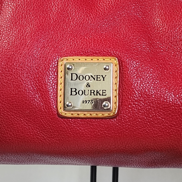 Dooney & Bourke Red Pebble Leather Bag - Picture 13 of 16